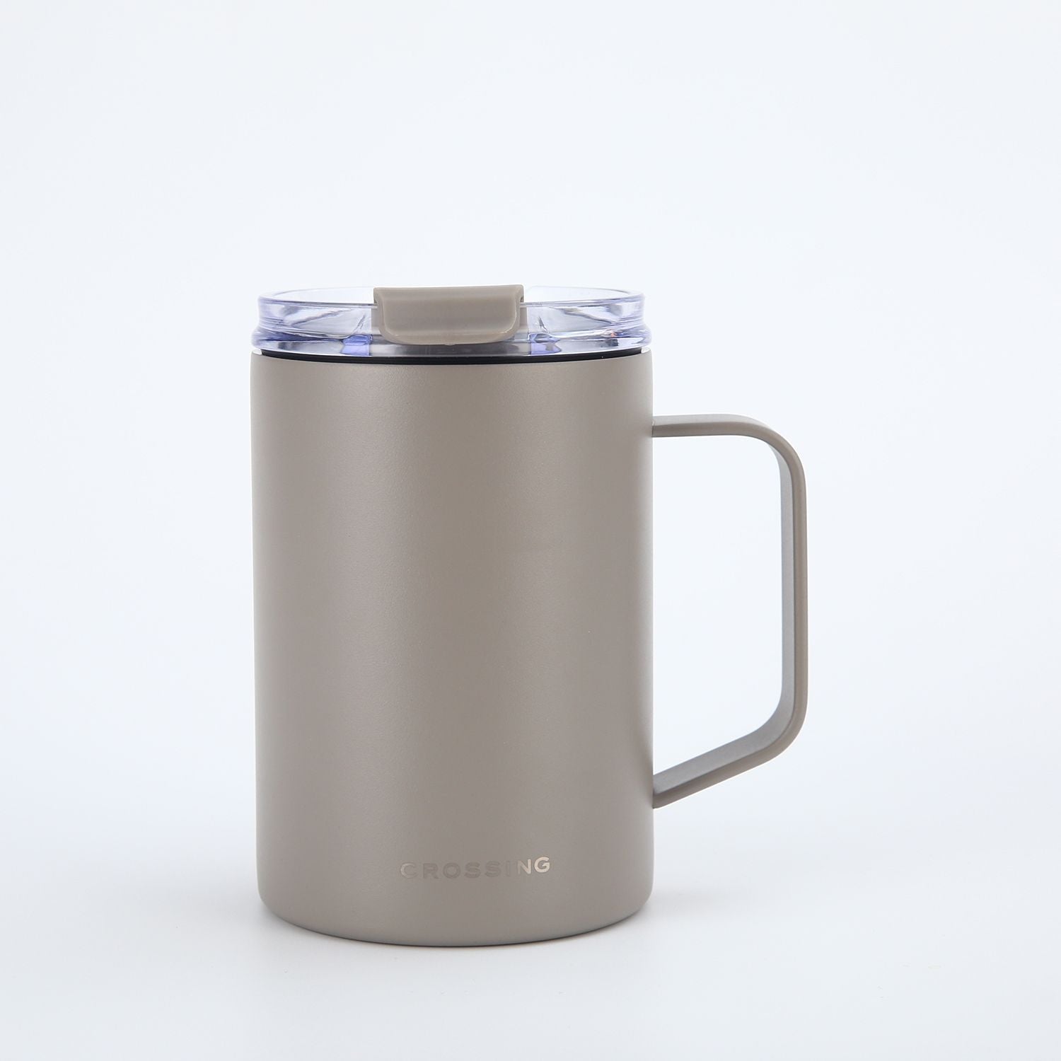 Crossing Neo V2 Insulated S/S Leakproof Lid Ceramic Mug W Handle And Silicone Base 400ml