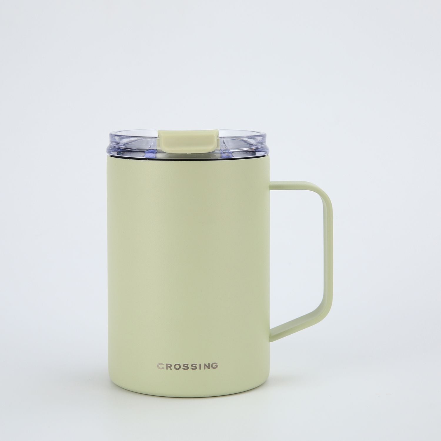Crossing Neo V2 Insulated S/S Leakproof Lid Ceramic Mug W Handle And Silicone Base 400ml