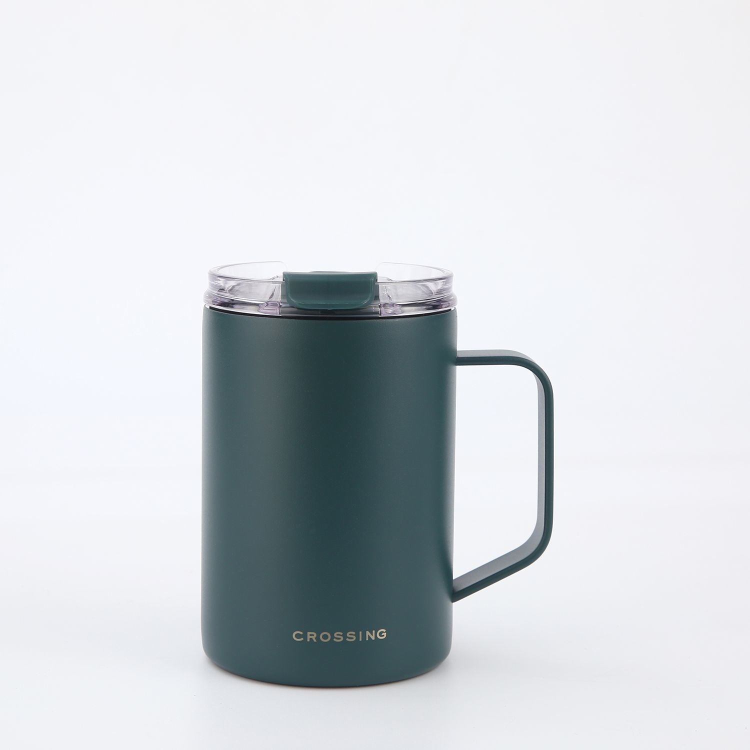 Crossing Neo V2 Insulated S/S Leakproof Lid Ceramic Mug W Handle And Silicone Base 400ml