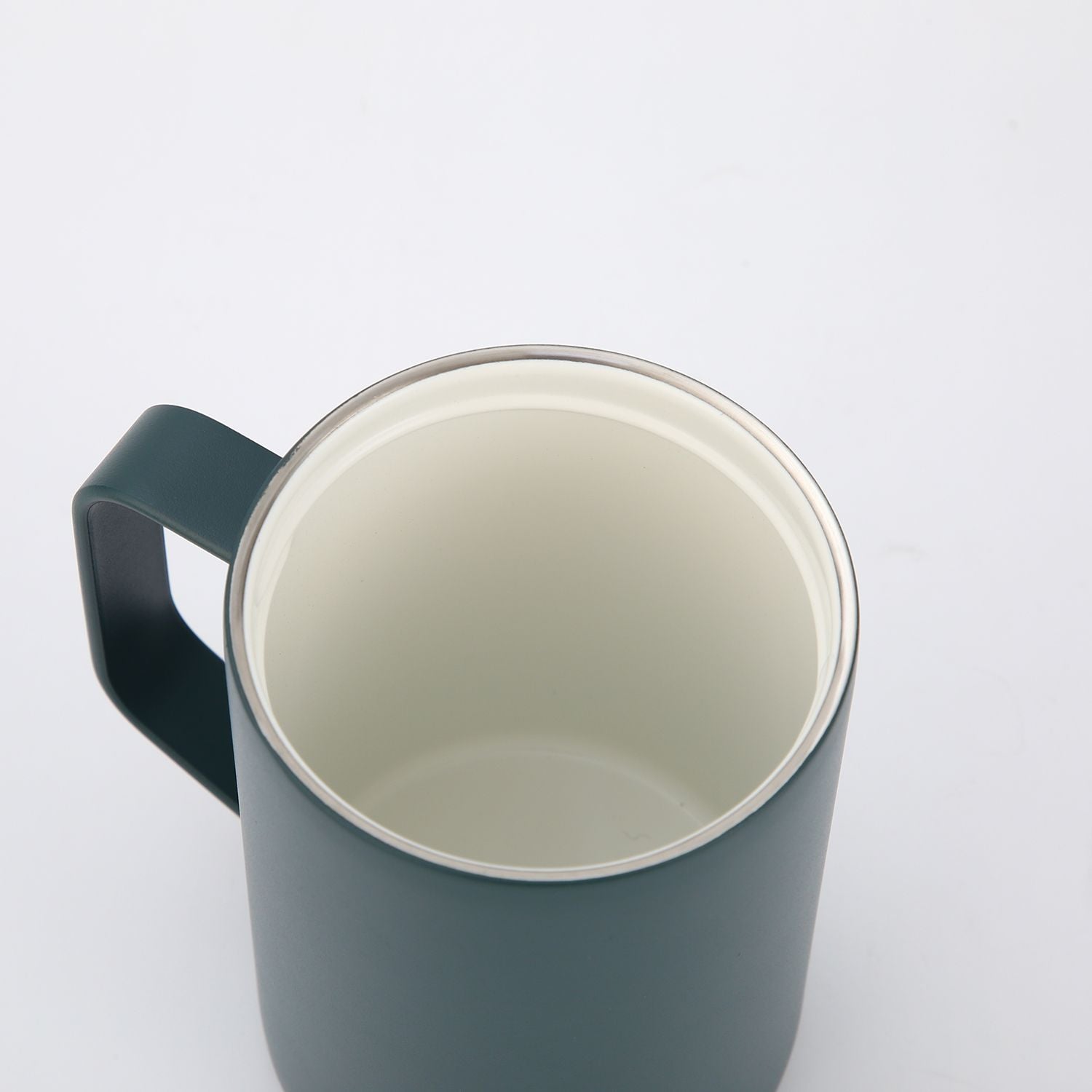 Crossing Neo V2 Insulated S/S Leakproof Lid Ceramic Mug W Handle And Silicone Base 400ml