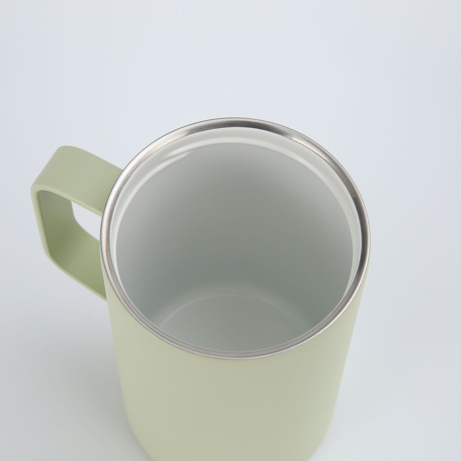 Crossing Neo V2 Insulated S/S Leakproof Lid Ceramic Mug W Handle And Silicone Base 500ml