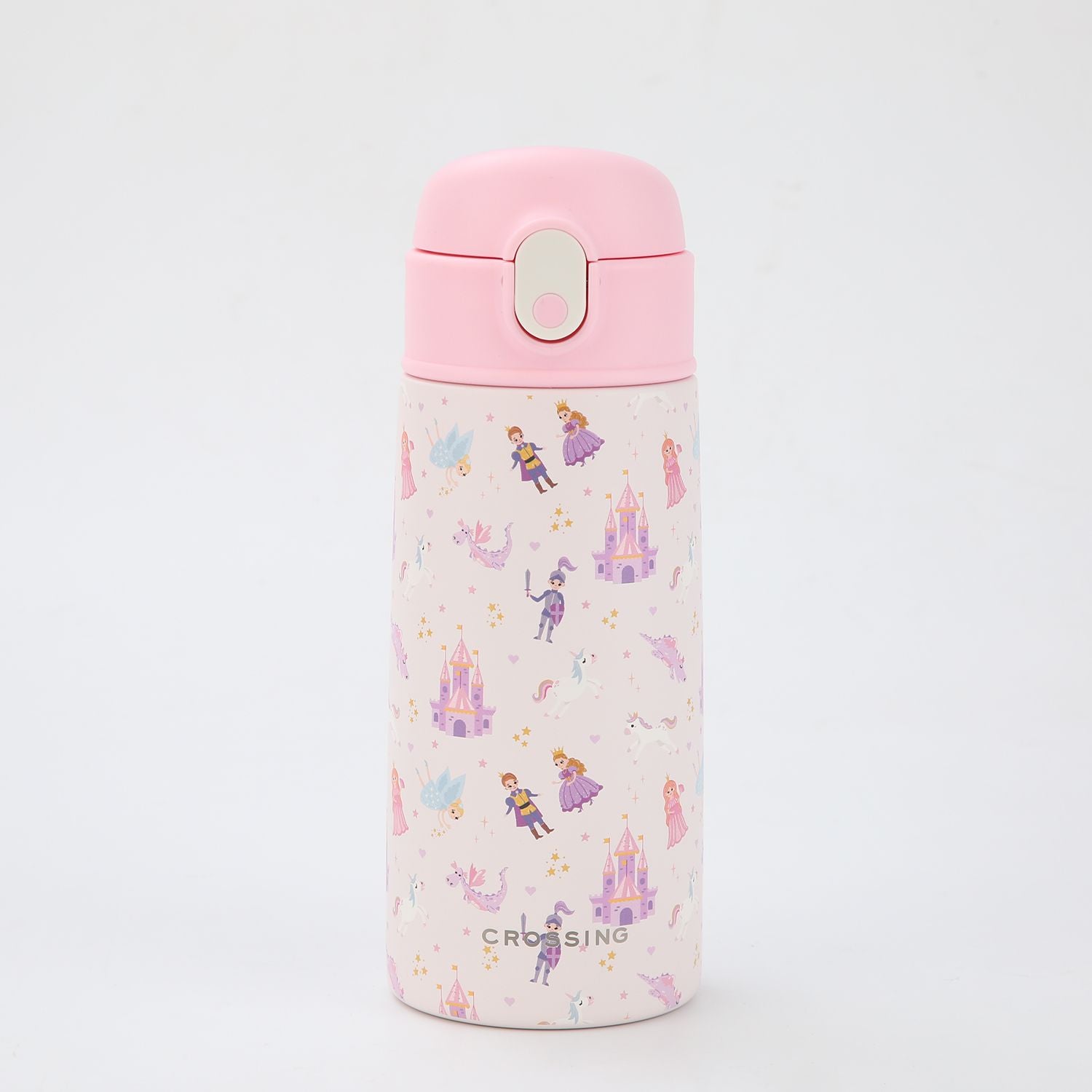 Crossing S/S 316 Kids' Insulated Water Bottle W/Sipper Silicone Straw 400ml
