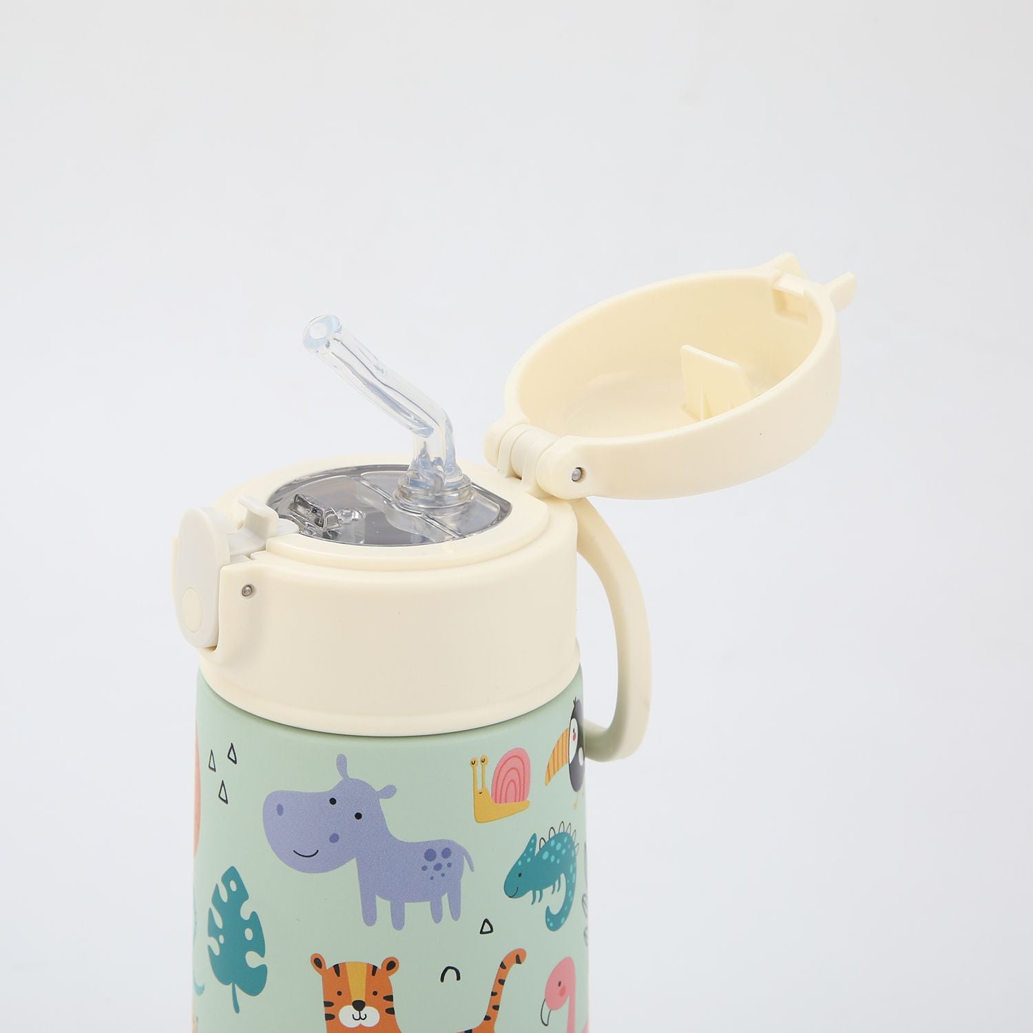 Crossing S/S 316 Kids' Insulated Water Bottle W/Sipper Silicone Straw 500ml