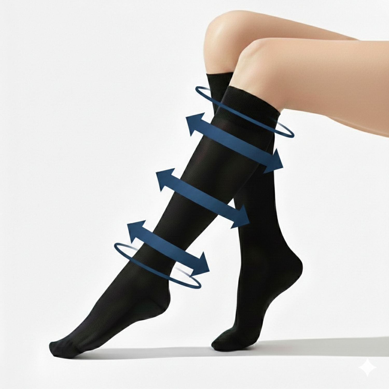 Crossing Travel & Flight Compression Socks  S
