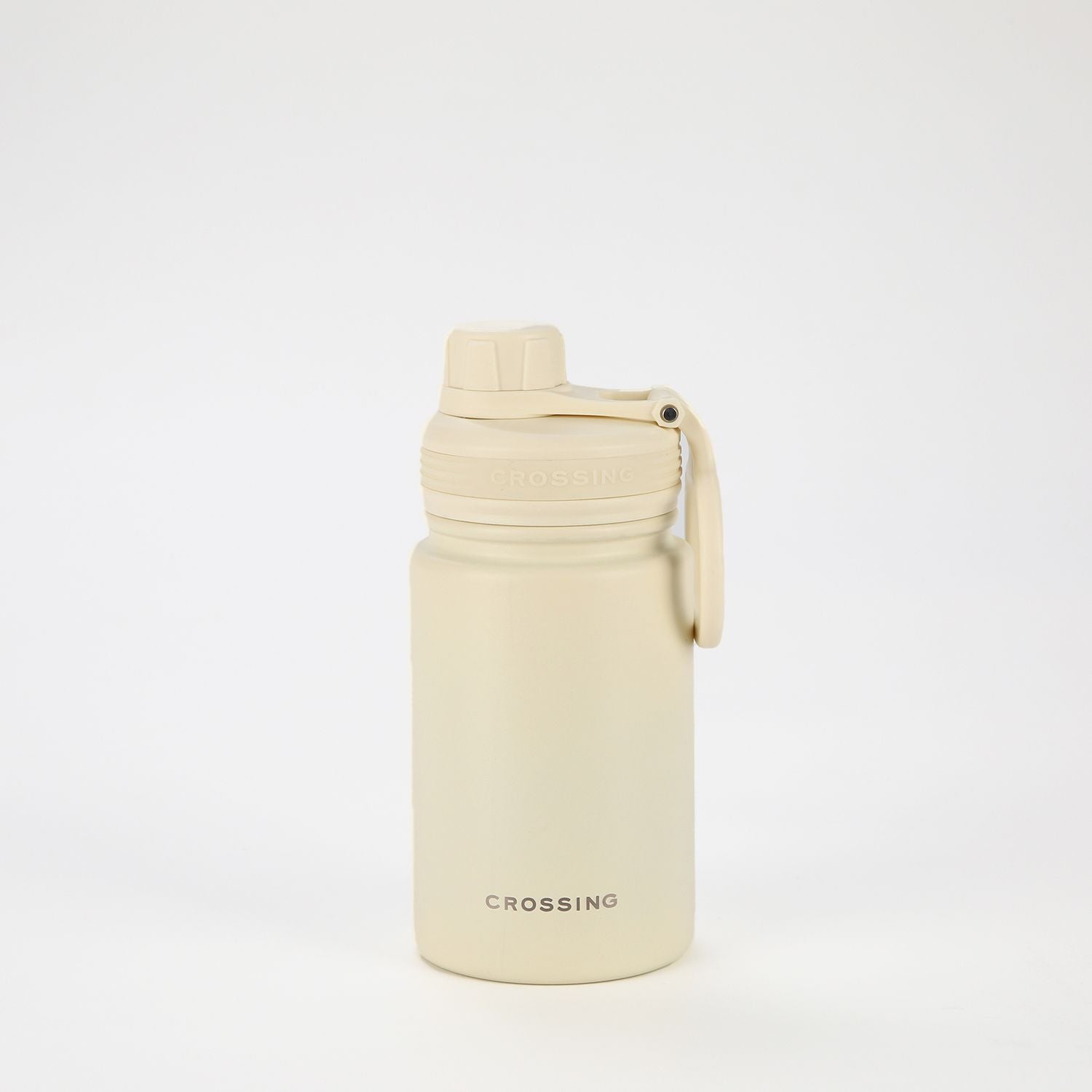 Crossing Urban Ceramic S/S Insulated Screw Cap Sports Bottle With Handle 400ml