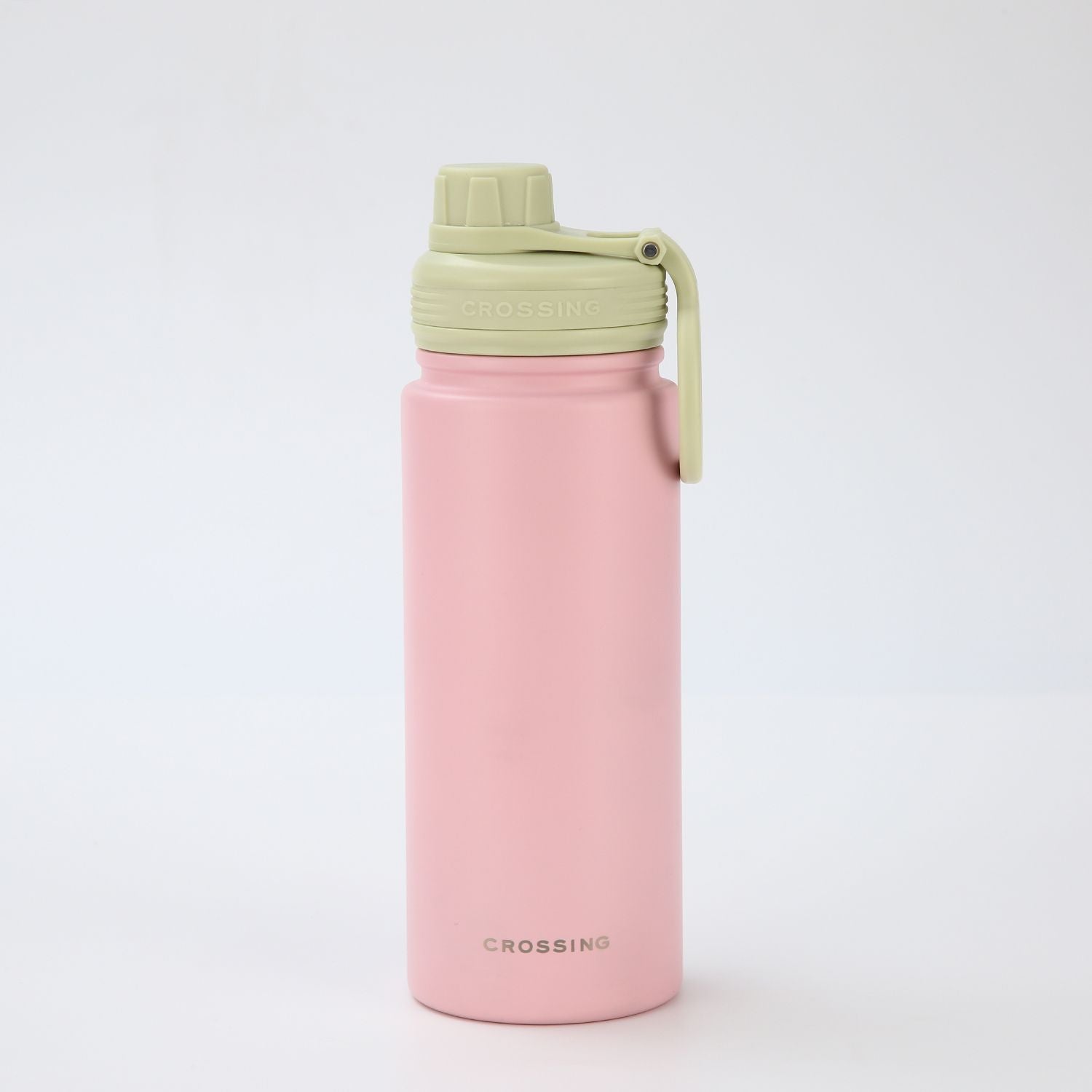 Crossing Urban Ceramic S/S Insulated Screw Cap Sports Bottle With Handle 600ml (SA)