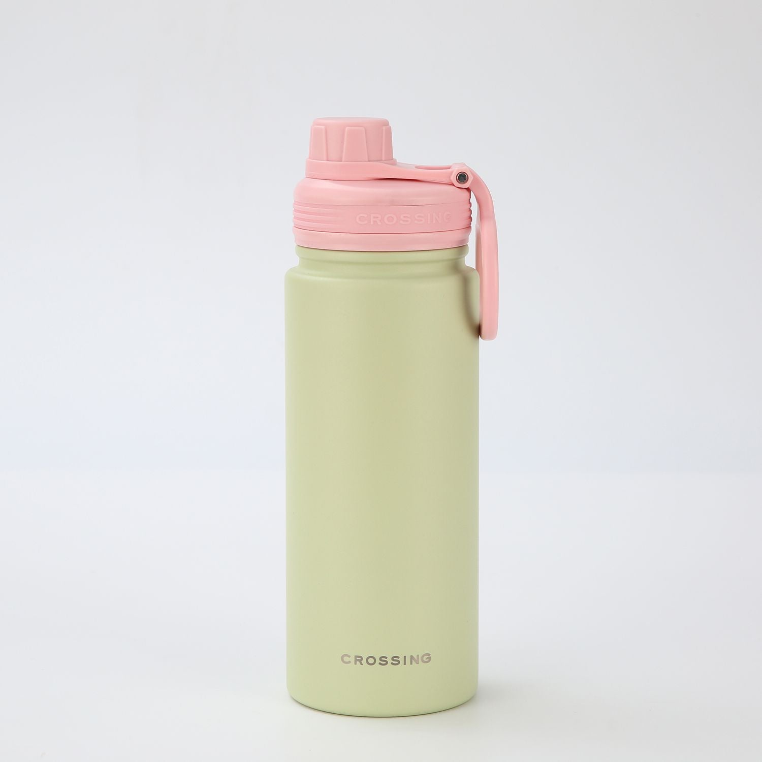 Crossing Urban Ceramic S/S Insulated Screw Cap Sports Bottle With Handle 600ml (SA)