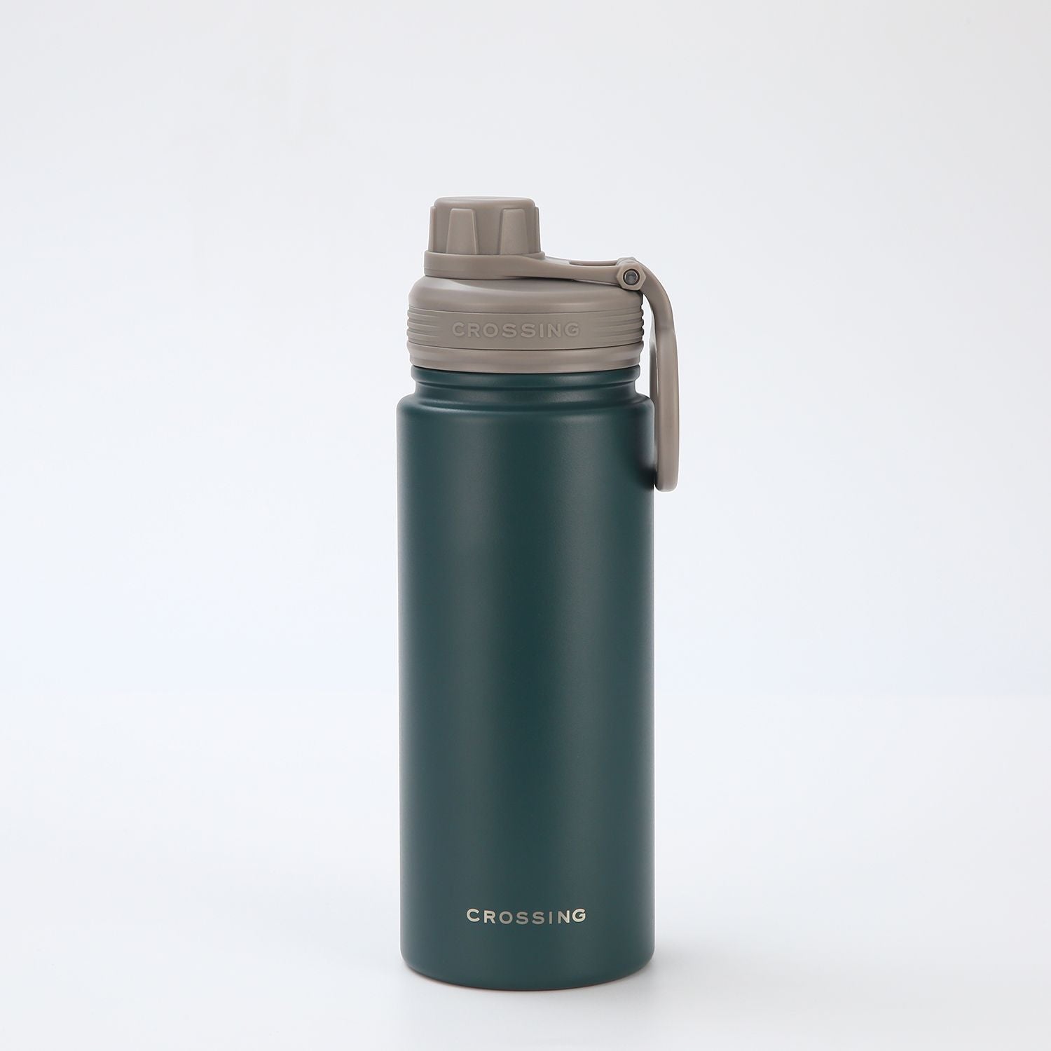 Crossing Urban Ceramic S/S Insulated Screw Cap Sports Bottle With Handle 600ml (SA)