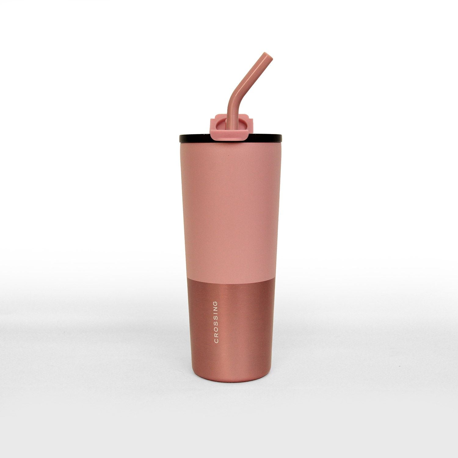 Crossing Volt Insulated Stainless Steel Straw Tumbler 710ML