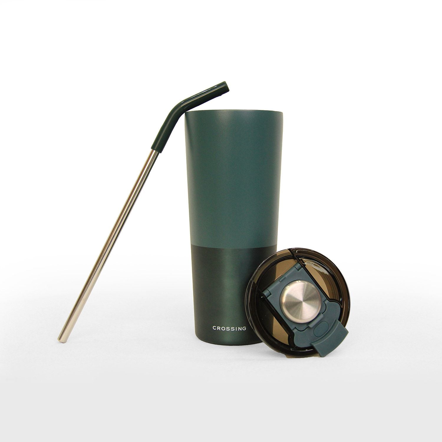 Crossing Volt Insulated Stainless Steel Straw Tumbler 710ML