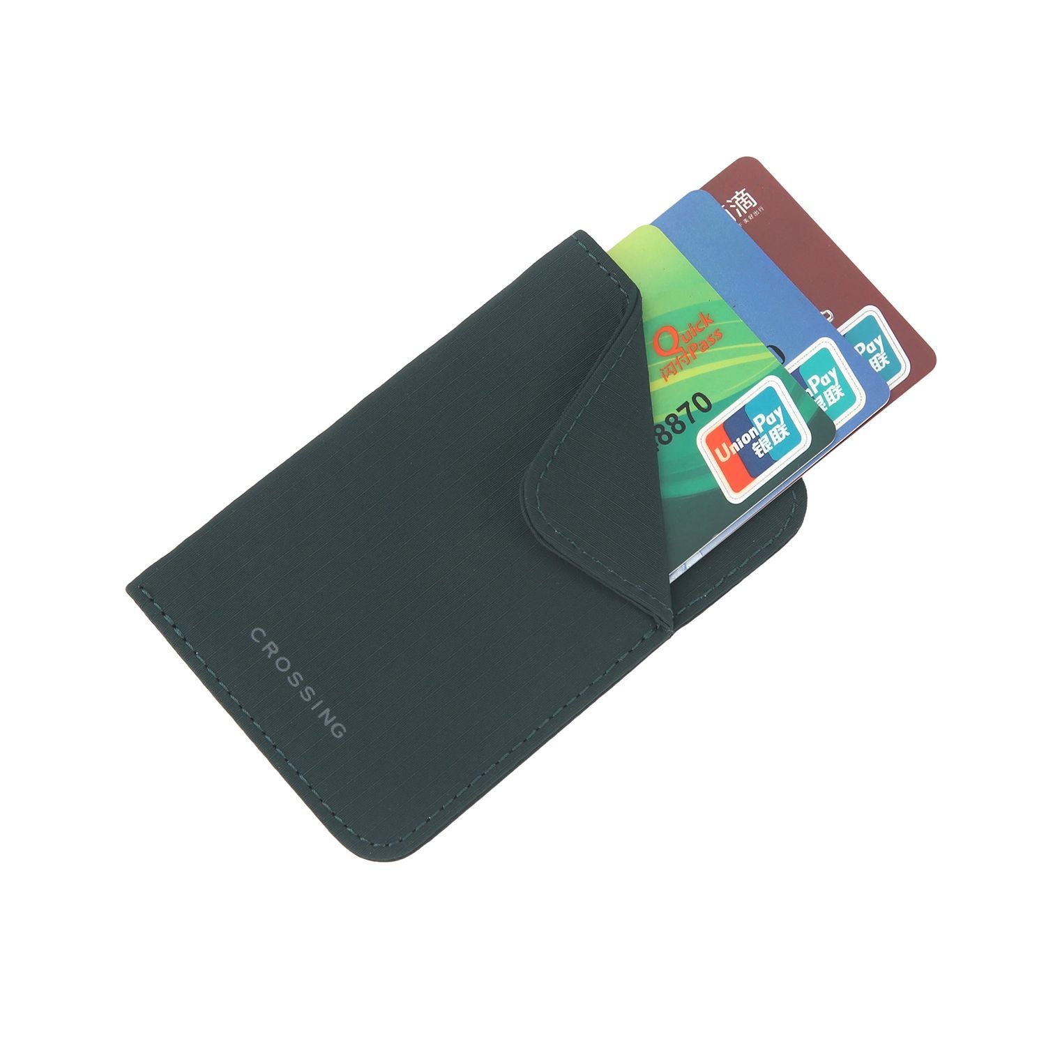 Crossing Waterproof Checked Nylon Card Sleeve RFID