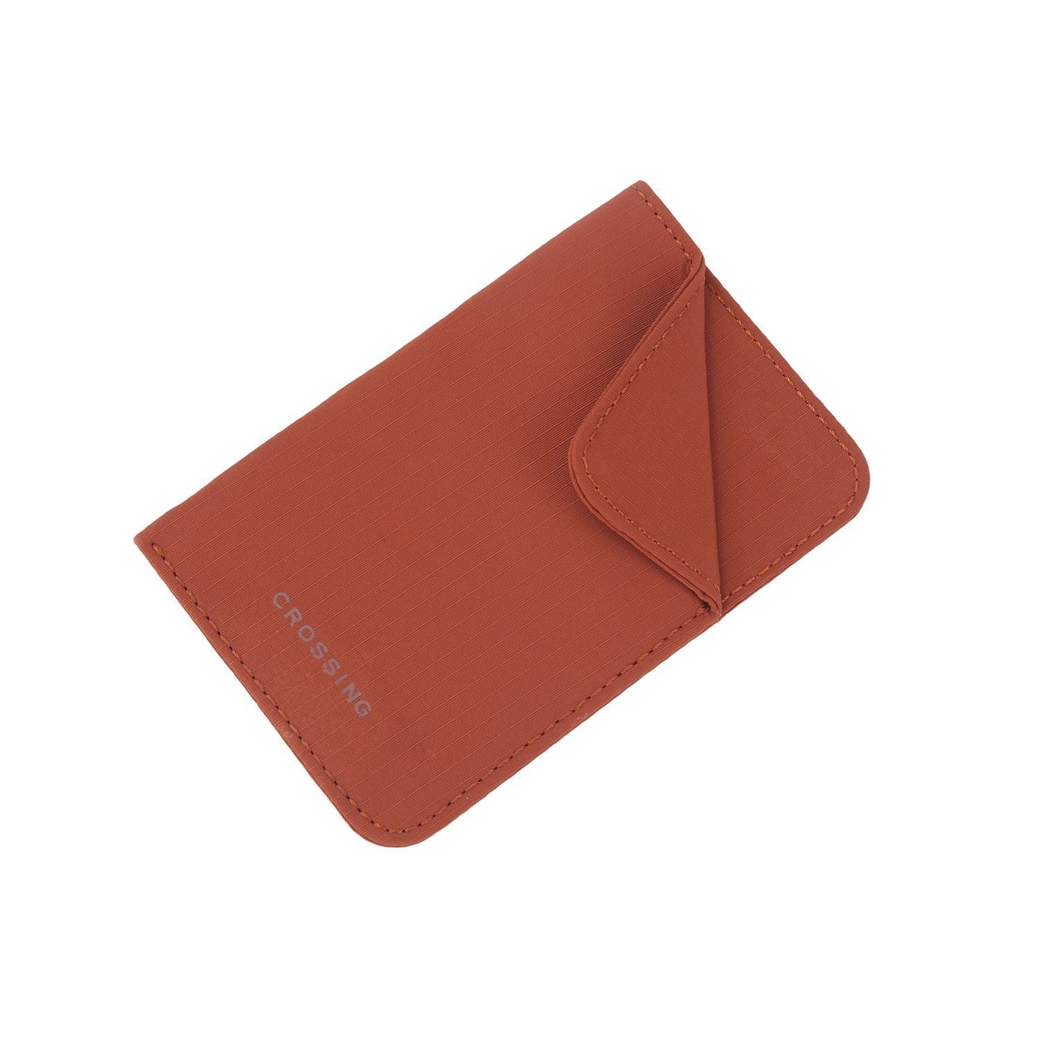 Crossing Waterproof Checked Nylon Card Sleeve RFID