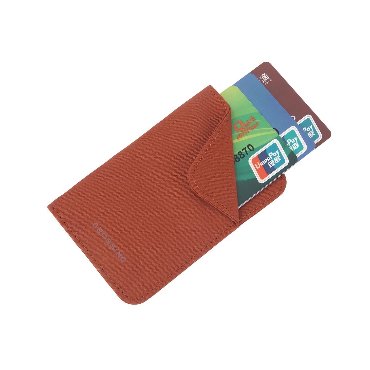 Crossing Waterproof Checked Nylon Card Sleeve RFID