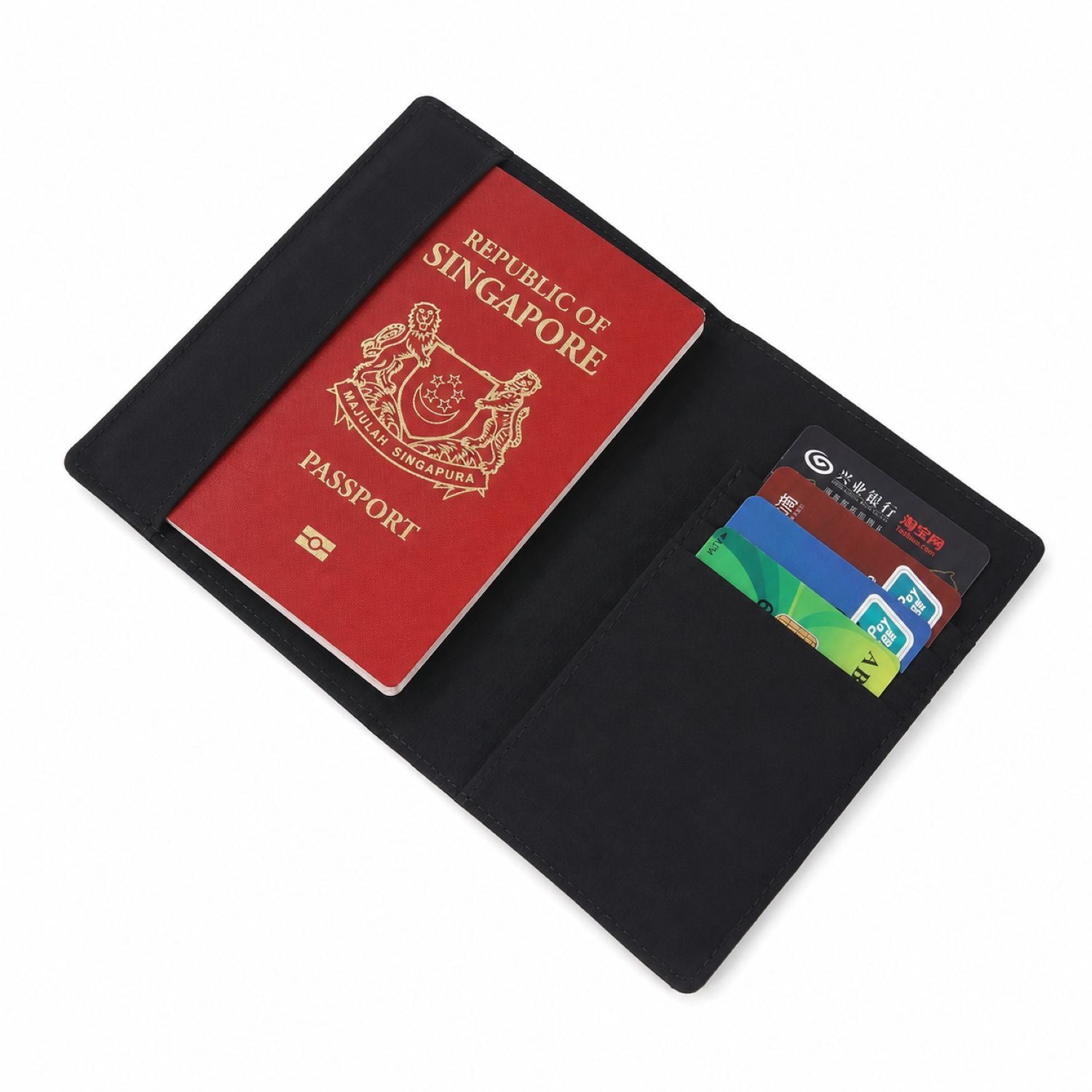 Crossing Waterproof Checked Nylon Passport Cover RFID