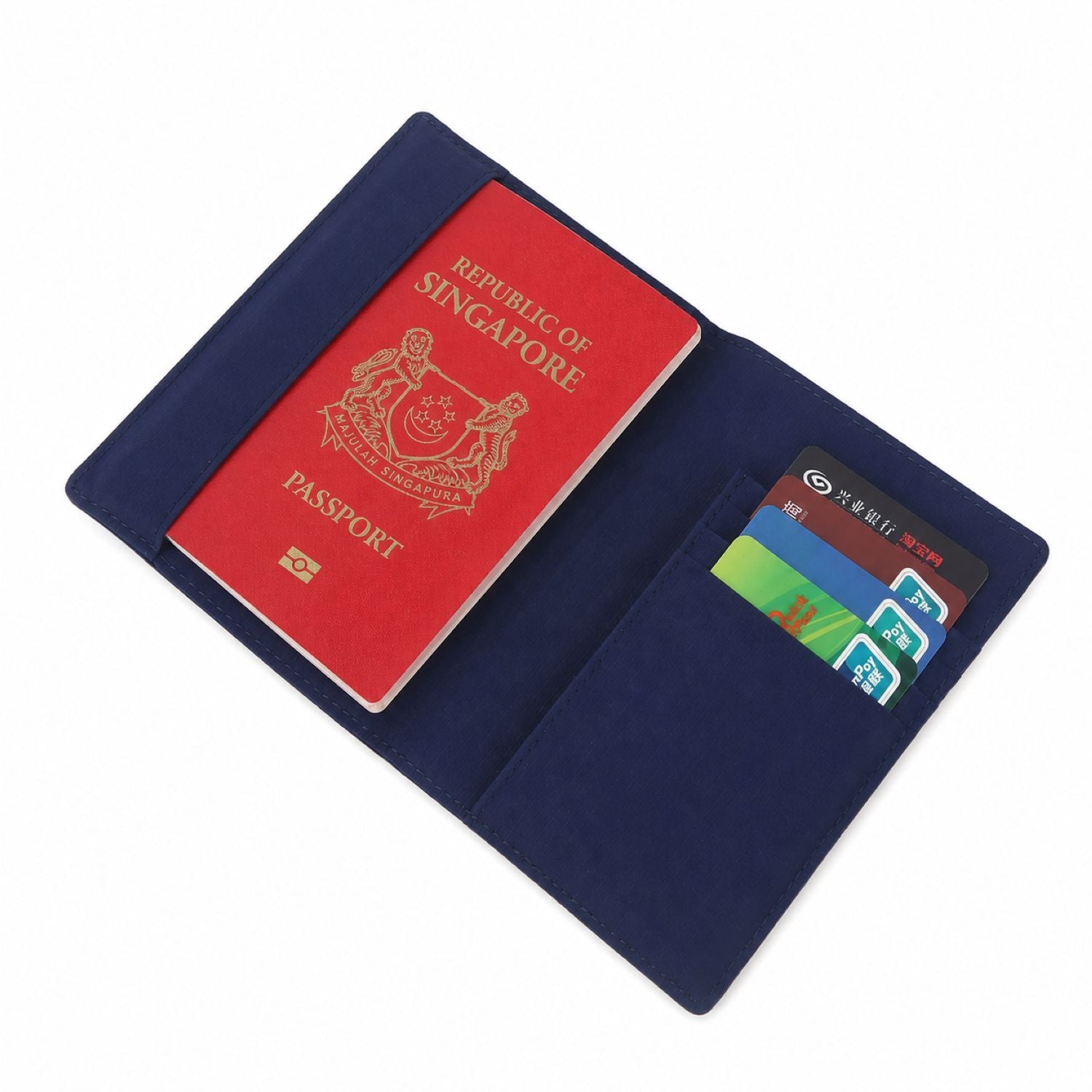 Crossing Waterproof Checked Nylon Passport Cover RFID