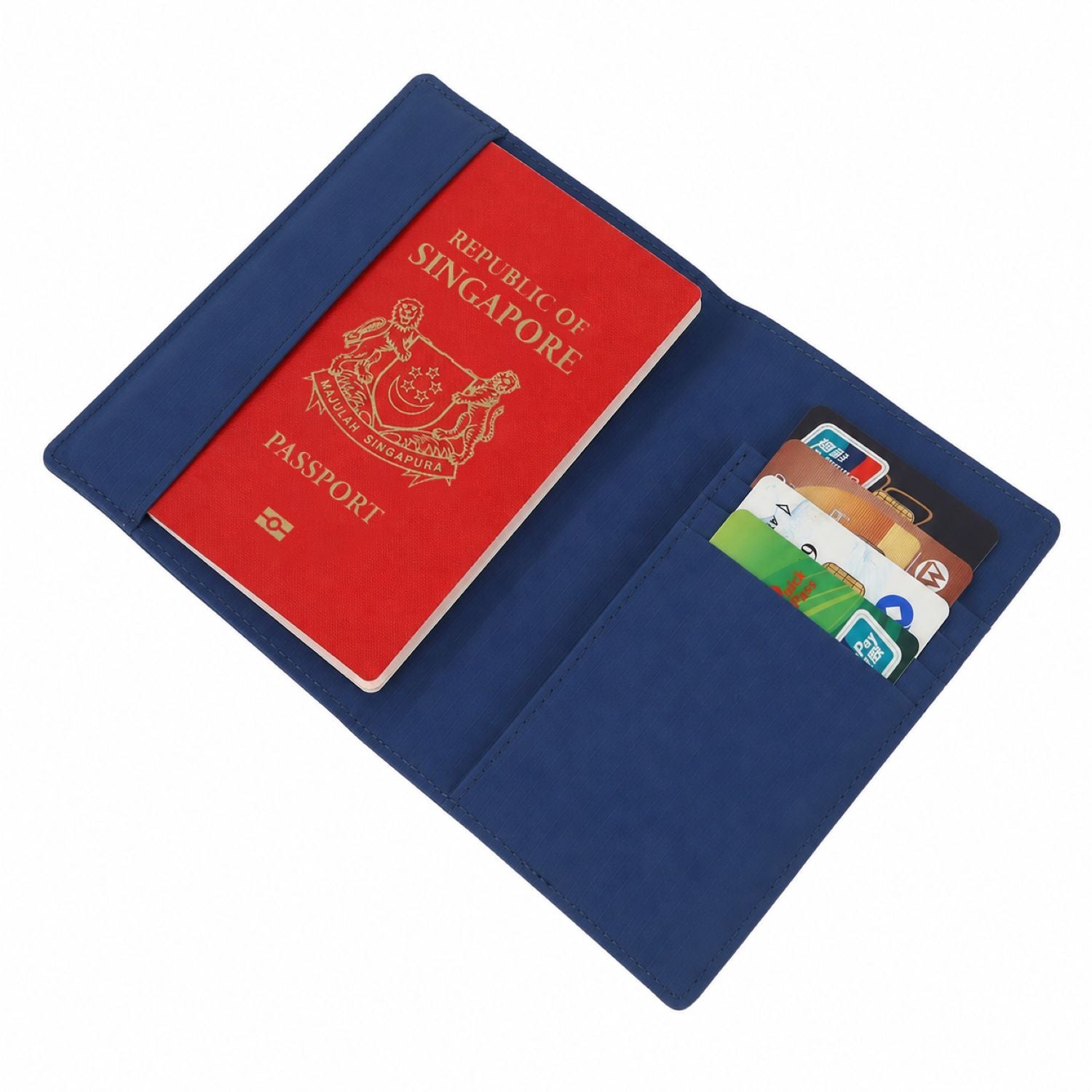 Crossing Waterproof Checked Nylon Passport Cover RFID