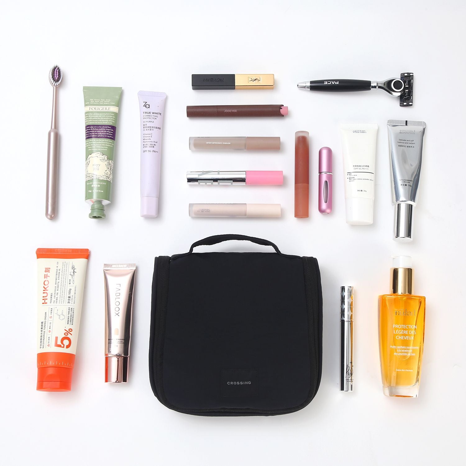 Crossing Waterproof Ripstop Nylon Hanging Toiletry Kit