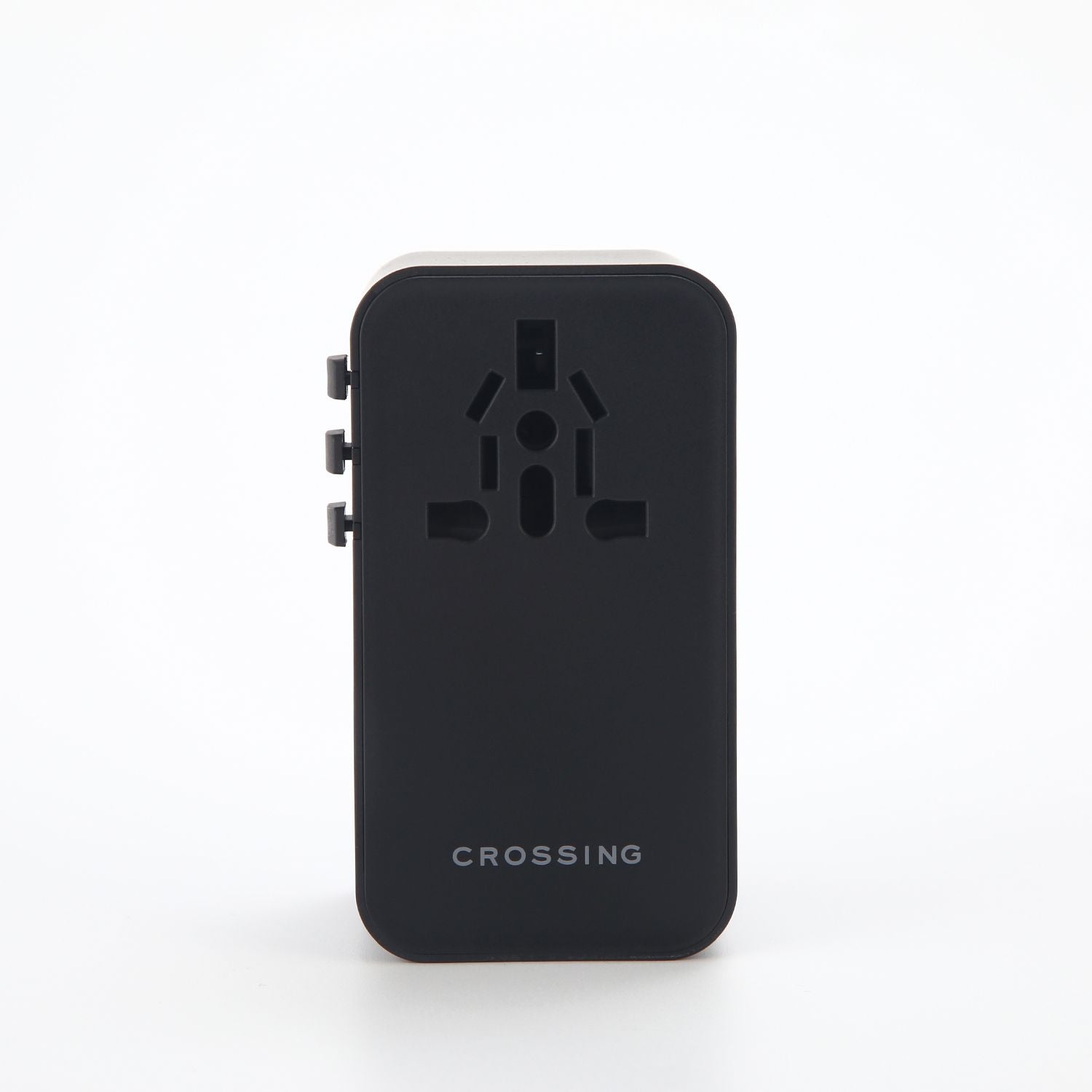 Crossing World Travel Adaptor 160W with 1 X USB-A + 3 X USB-C with Built-In Type C Cable