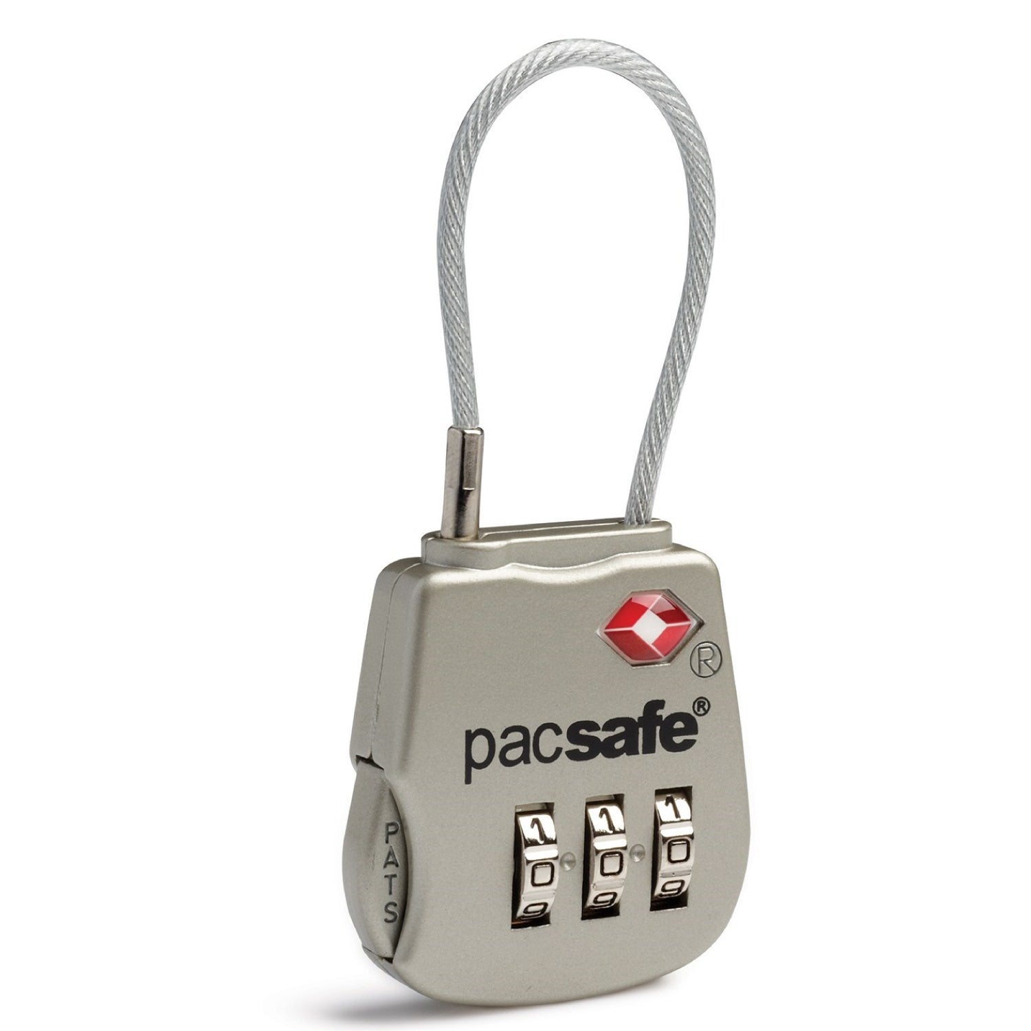 Pacsafe Prosafe 800 Travel Sentry Approved 3 Dial Cable Lock | Luggage Accessories, Pacsafe, Travel Accessories, Travel Locks, Travel Security | Pacsafe