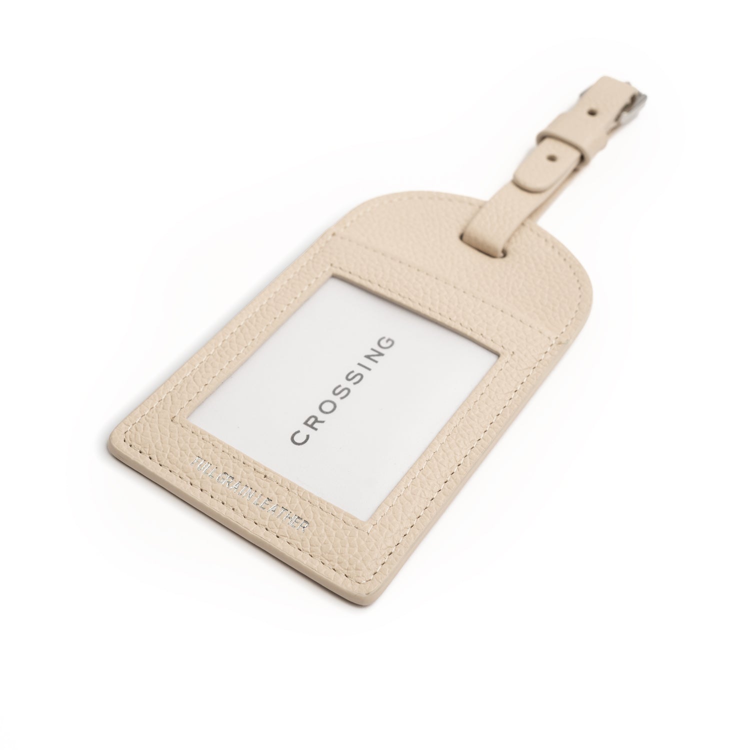 Crossing Milano Leather Luggage Tag