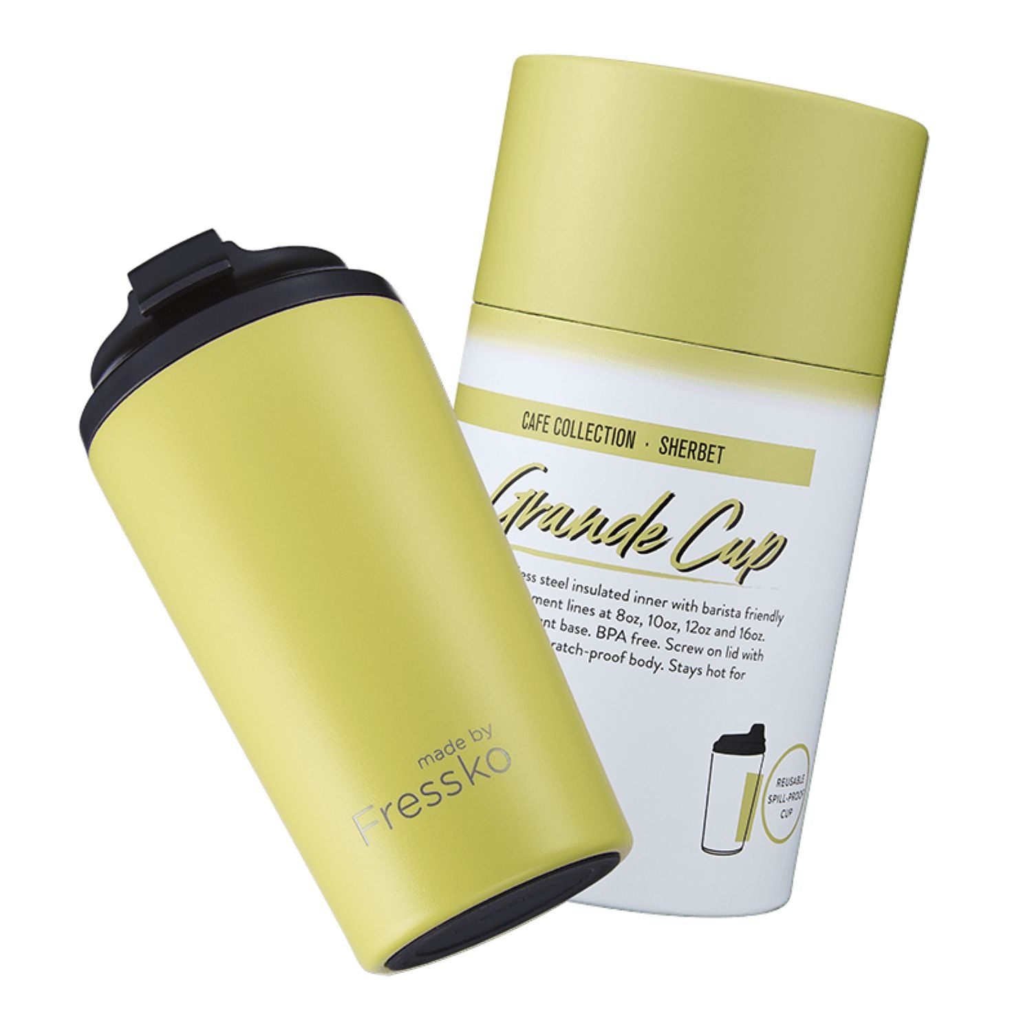 Made By Fressko Grande 16oz Insulated Stainless Steel Cup