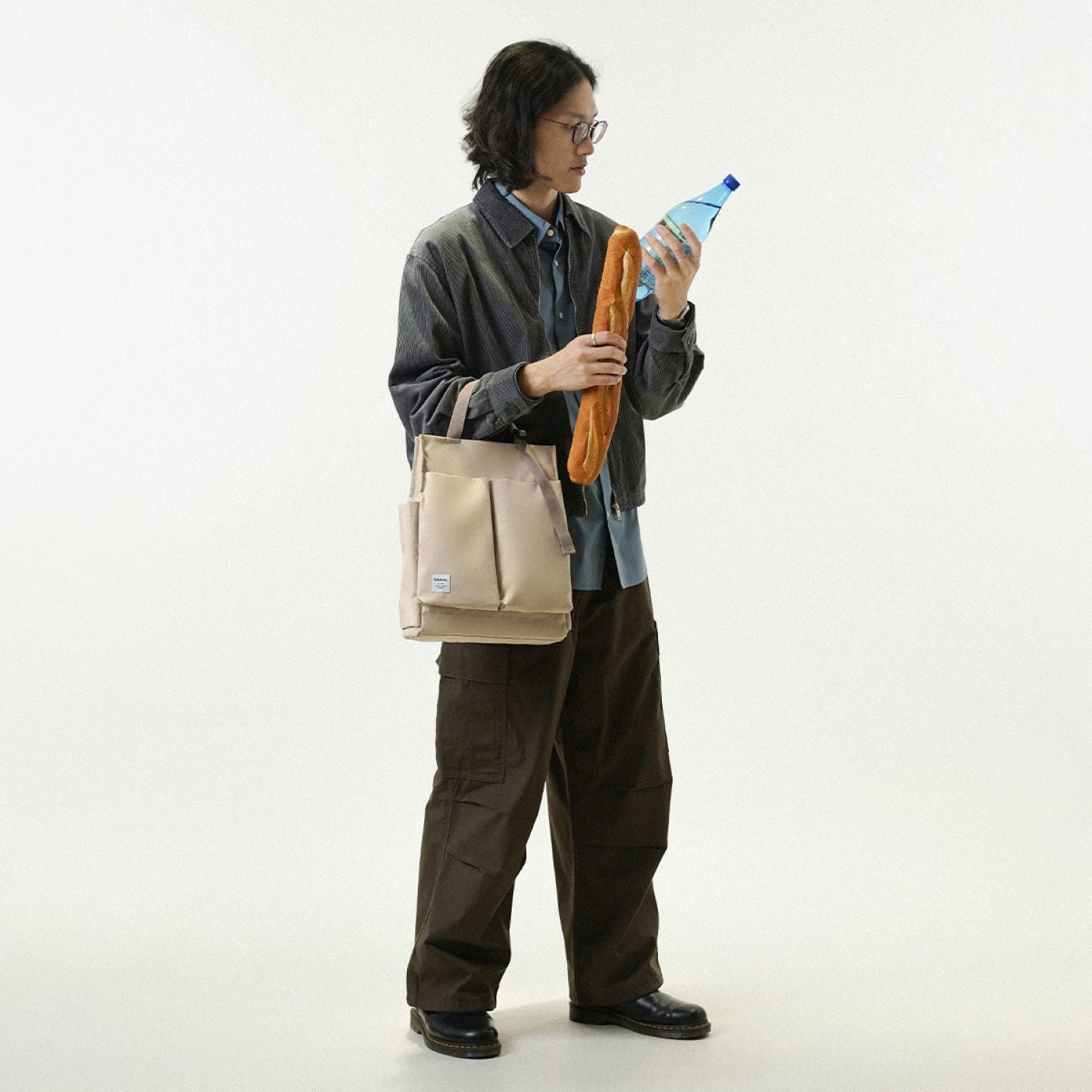 Hellolulu Luke 3 Way Vertical Tote Recycled (SA)