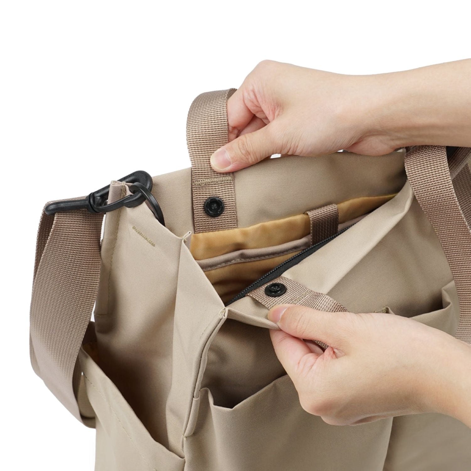 Hellolulu Luke 3 Way Vertical Tote Recycled (SA)