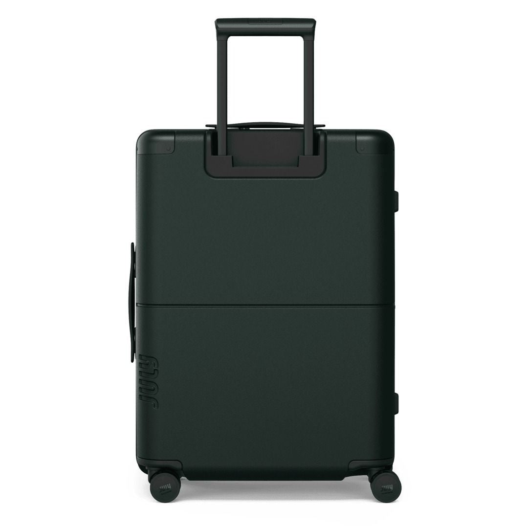 July Checked Plus Expandable Polycarbonate With Casesafe Tracking 28" Luggage