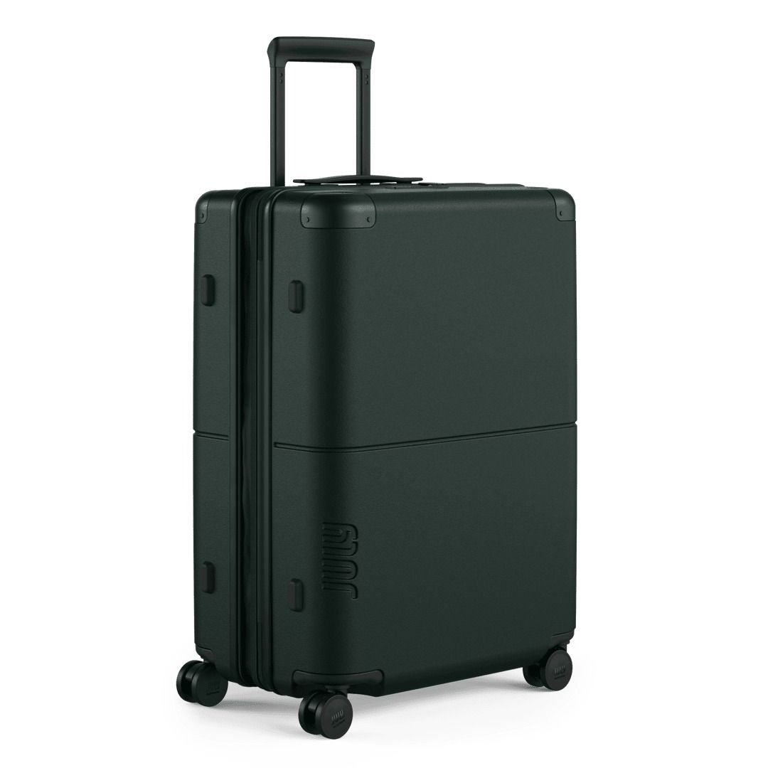 July Checked Plus Expandable Polycarbonate With Casesafe Tracking 28" Luggage