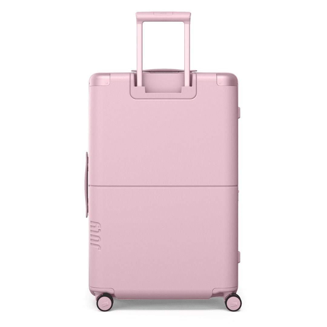 July Checked Plus Expandable Polycarbonate With Casesafe Tracking 28" Luggage