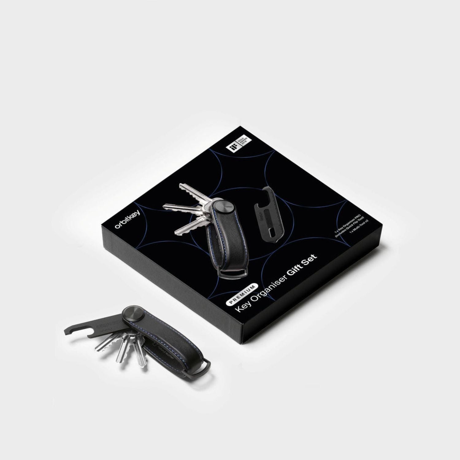 Orbitkey Leather Key Organiser Pro + Multitool V2
