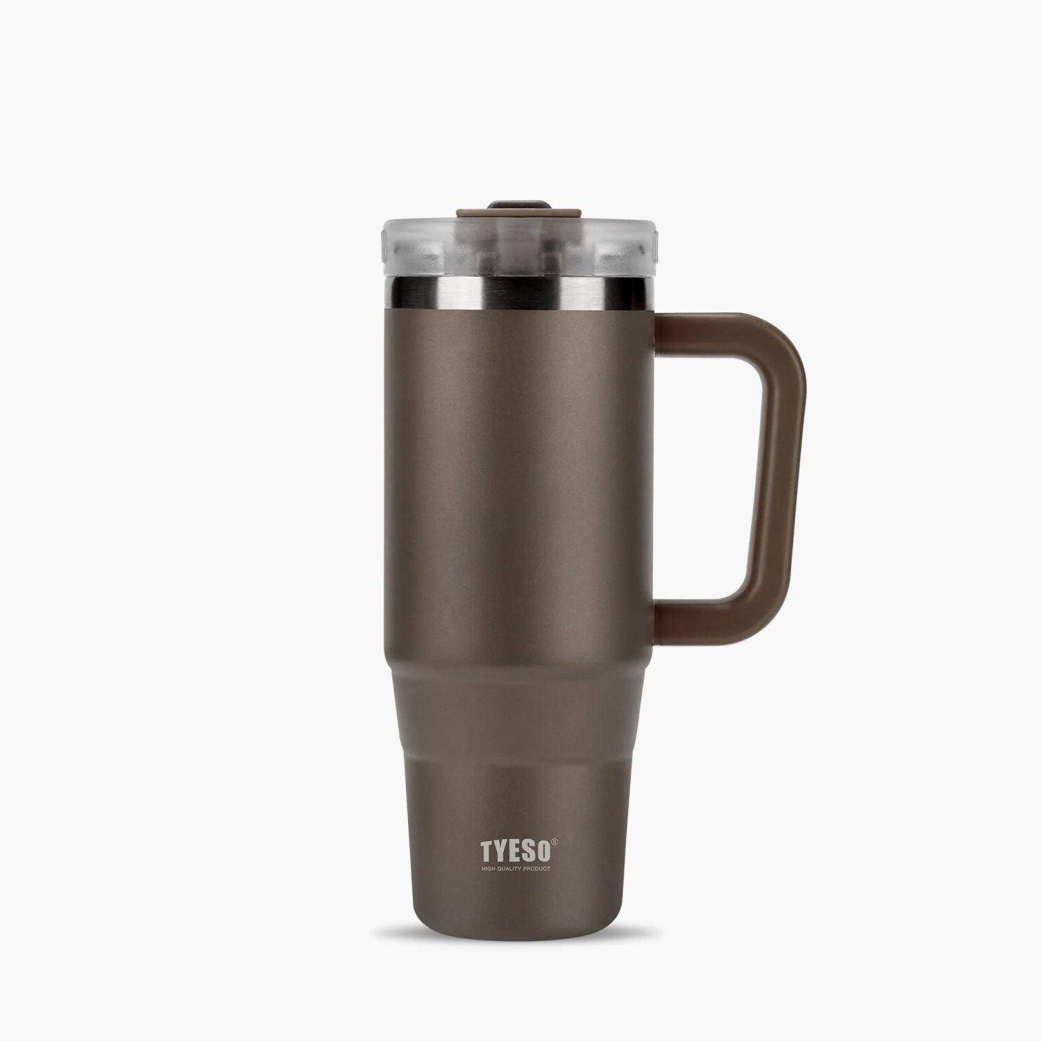 Tyeso Aura Leakproof 2 In 1 Sip & Straw Lid S/S Vacuum Tumbler 900ml