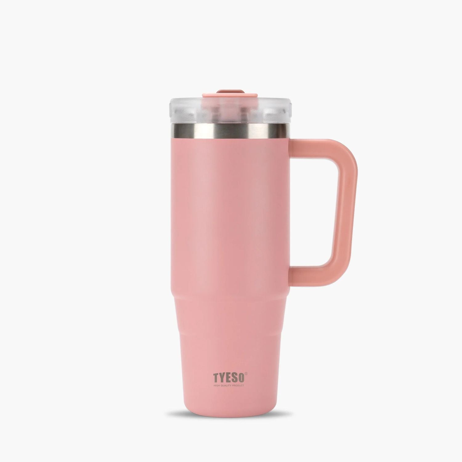 Tyeso Aura Leakproof 2 In 1 Sip & Straw Lid S/S Vacuum Tumbler 900ml