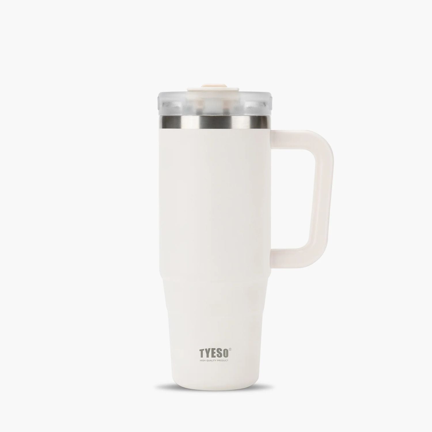 Tyeso Aura Leakproof 2 In 1 Sip & Straw Lid S/S Vacuum Tumbler 900ml