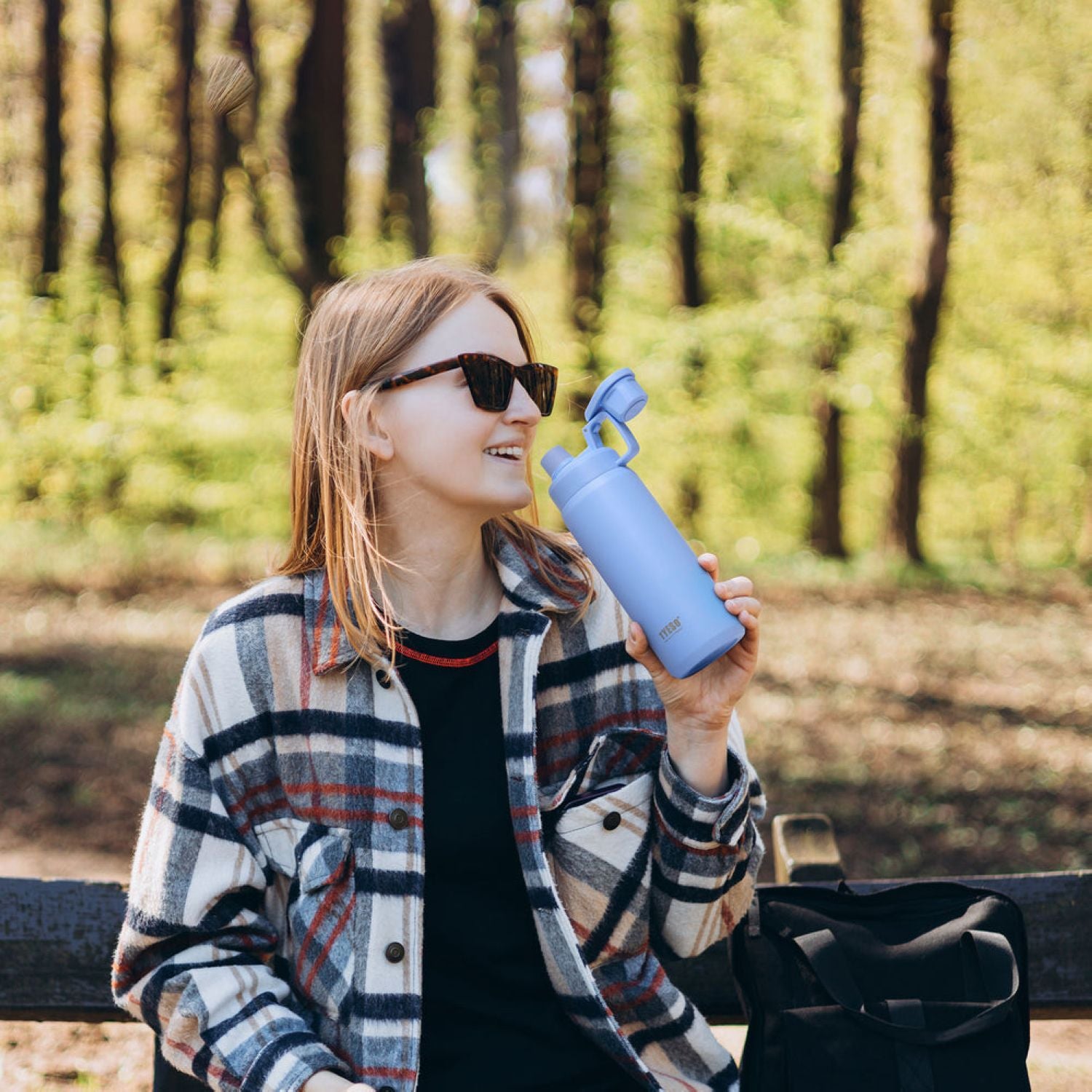 Tyeso Fizz Haze S/S Vacuum Insulated Bottle With Handle 1200ML