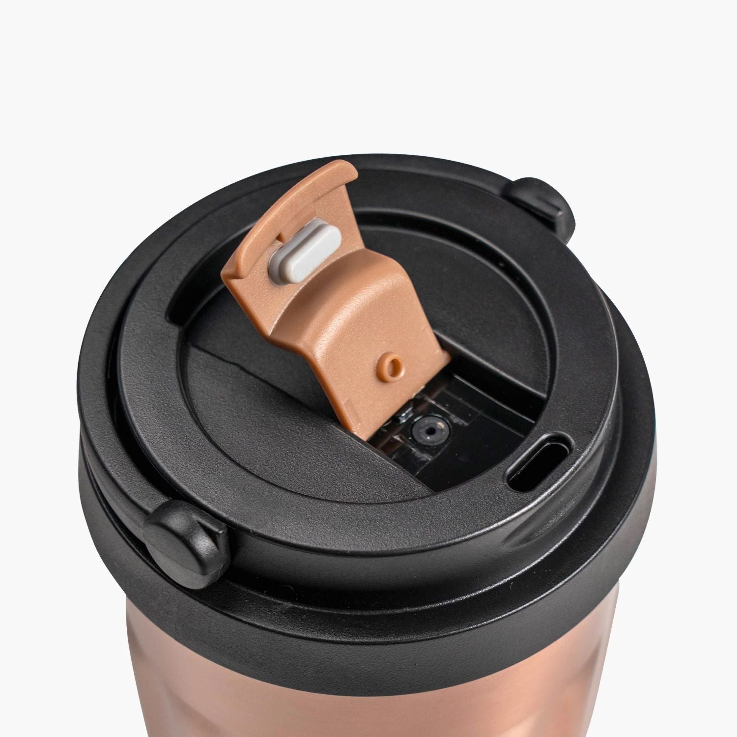 Tyeso Onyx Sipper S/S Vacuum Coffee Tumbler W Foldable Handle 500ml