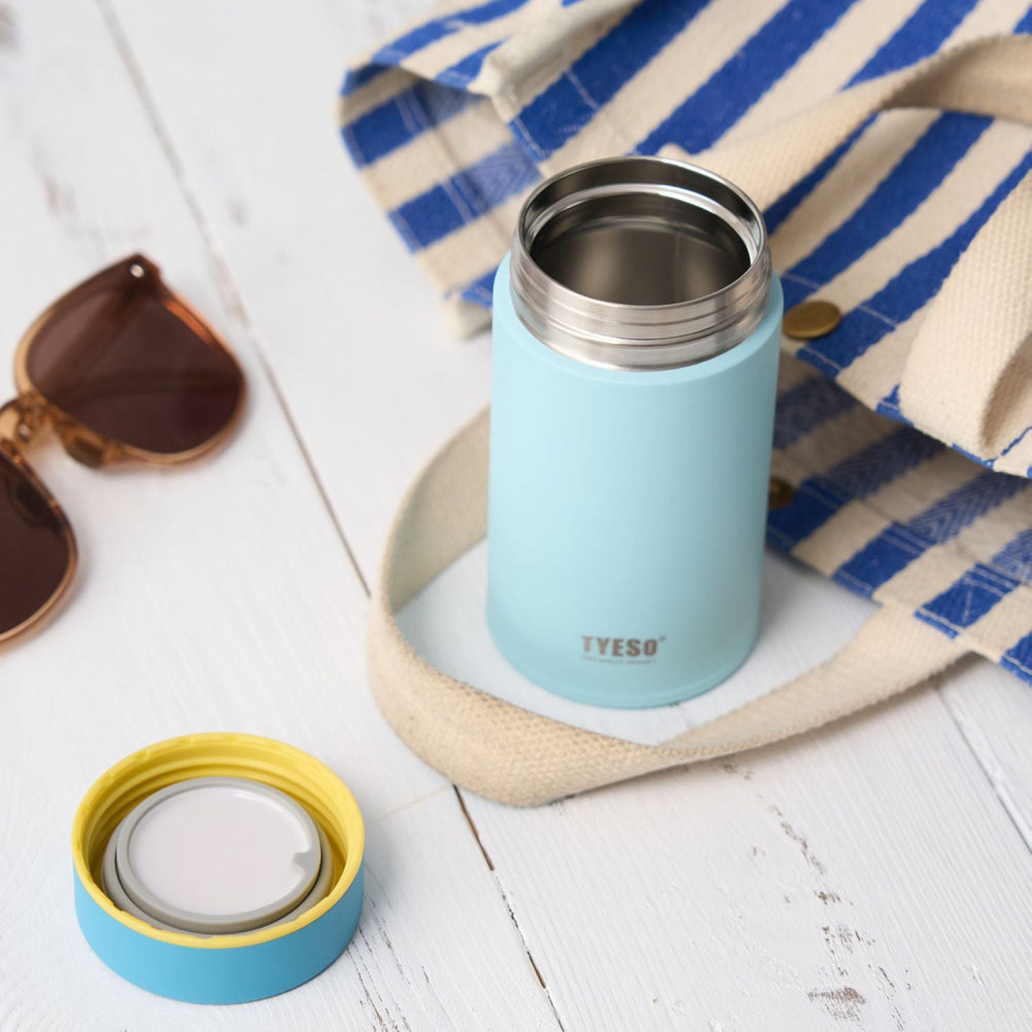 Tyeso Petal Inner S/S 316 Vacuum Insulated Food Jar 260ML - Orange