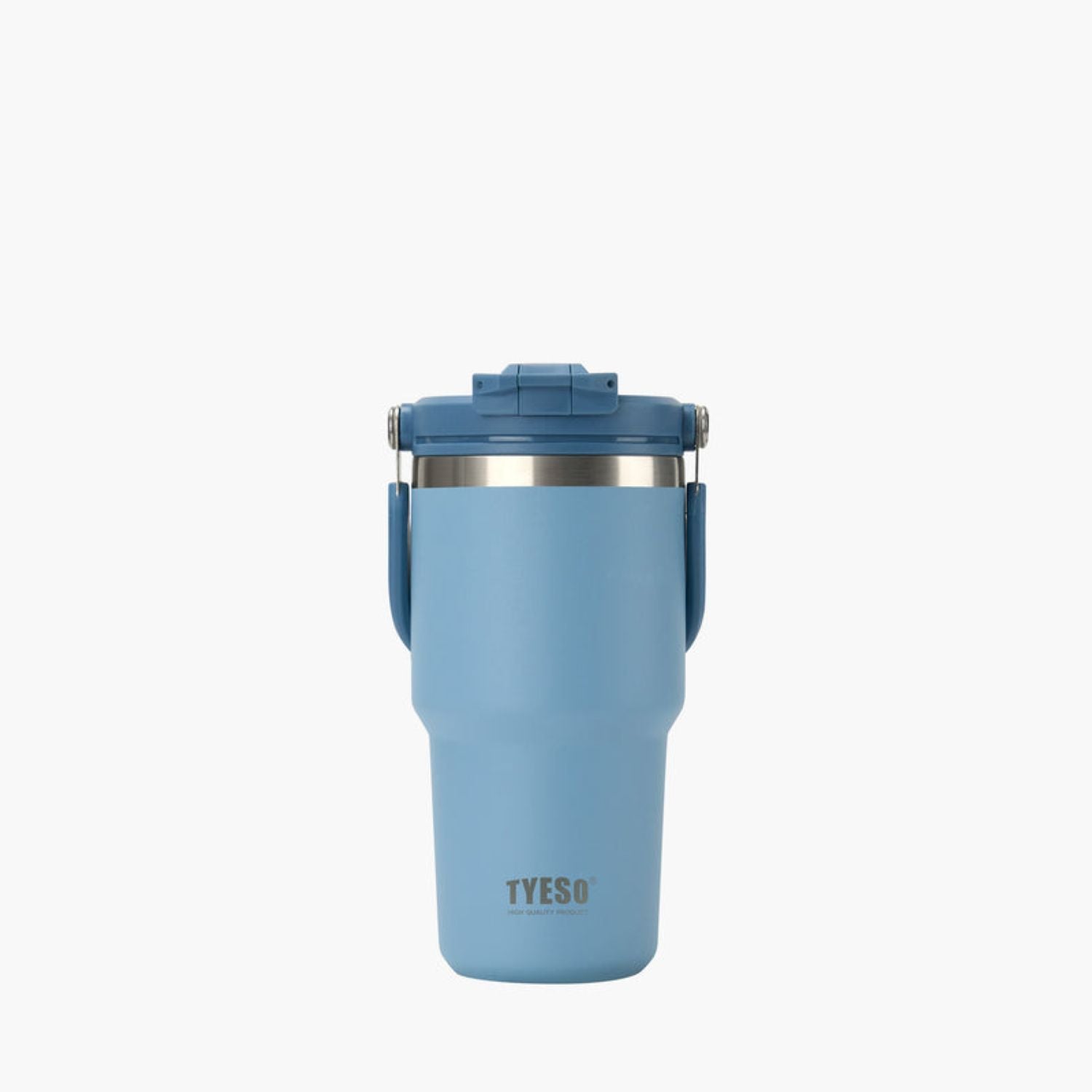 Tyeso Roam 2.0 Leakproof 2 In 1 Sip & Straw Lid S/S Vacuum Insulated Tumbler With Handle 600ML