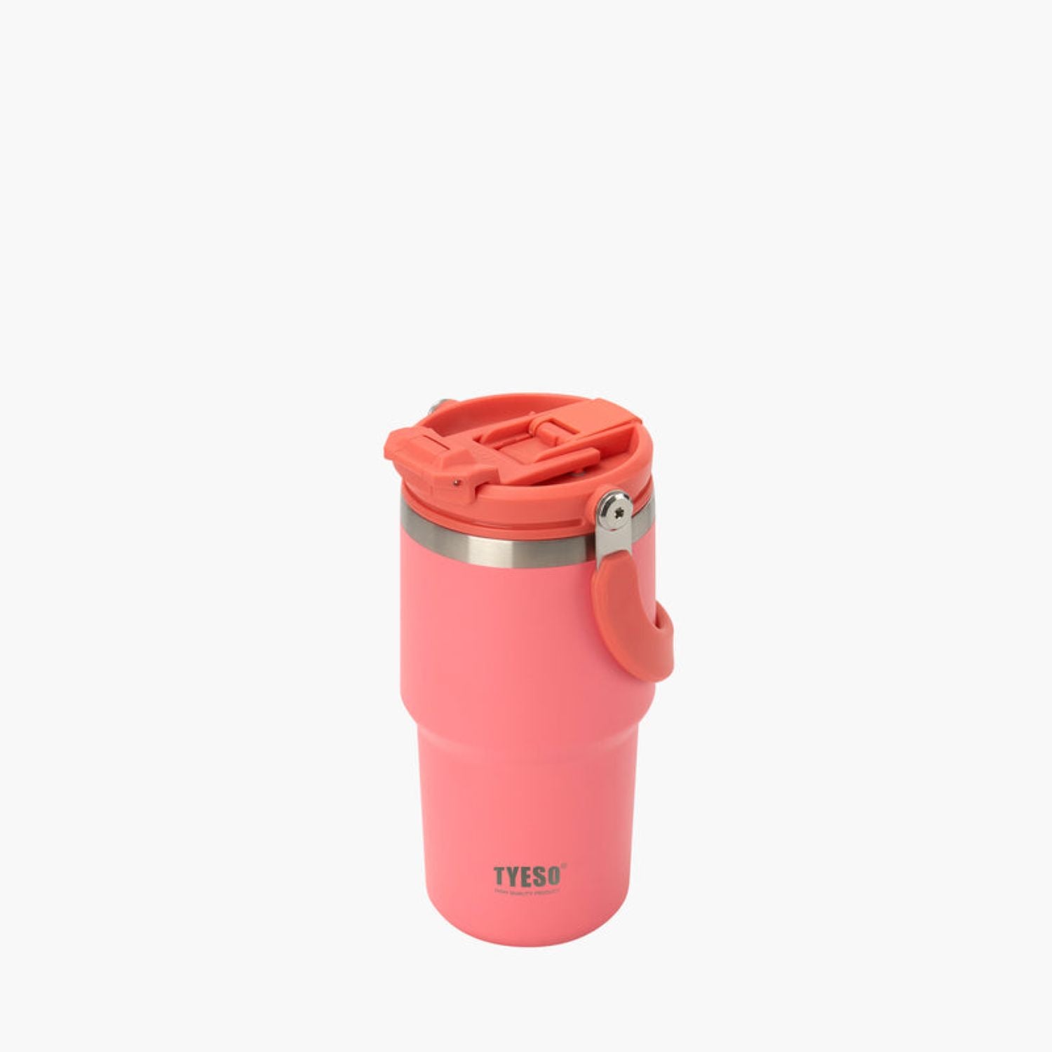 Tyeso Roam 2.0 Leakproof 2 In 1 Sip & Straw Lid S/S Vacuum Insulated Tumbler With Handle 600ML