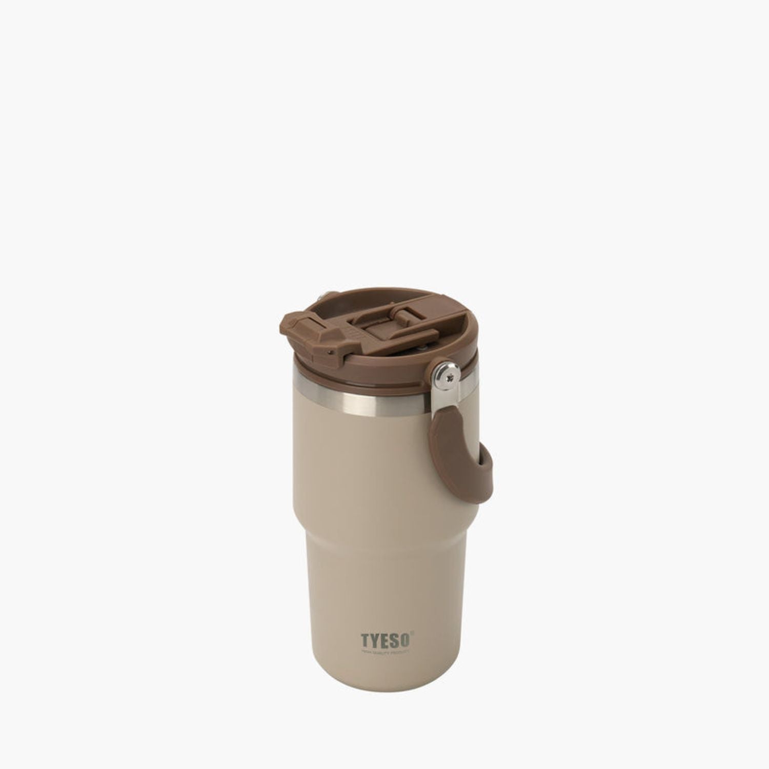 Tyeso Roam 2.0 Leakproof 2 In 1 Sip & Straw Lid S/S Vacuum Insulated Tumbler With Handle 600ML