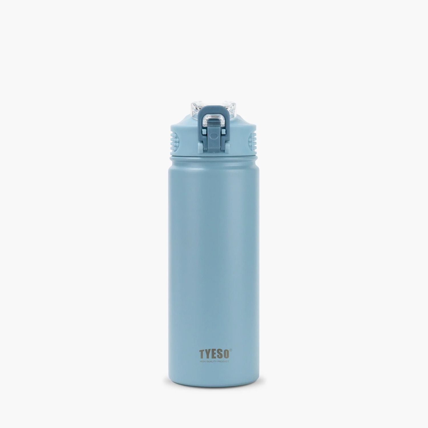 Tyeso Wander Lockable One Press Straw Flip Lid S/S Vacuum Insulated Bottle With Handle 600ml