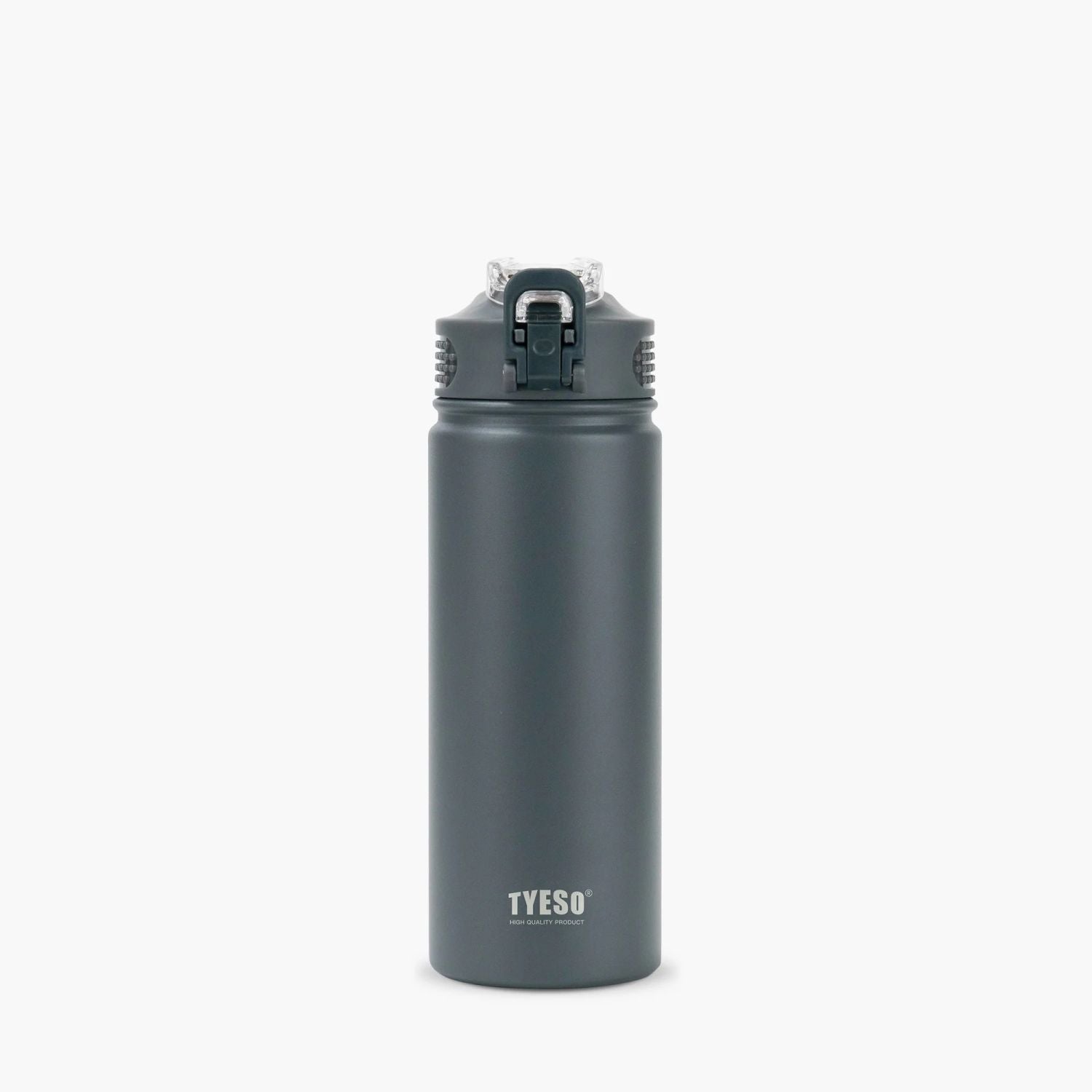 Tyeso Wander Lockable One Press Straw Flip Lid S/S Vacuum Insulated Bottle With Handle 600ml
