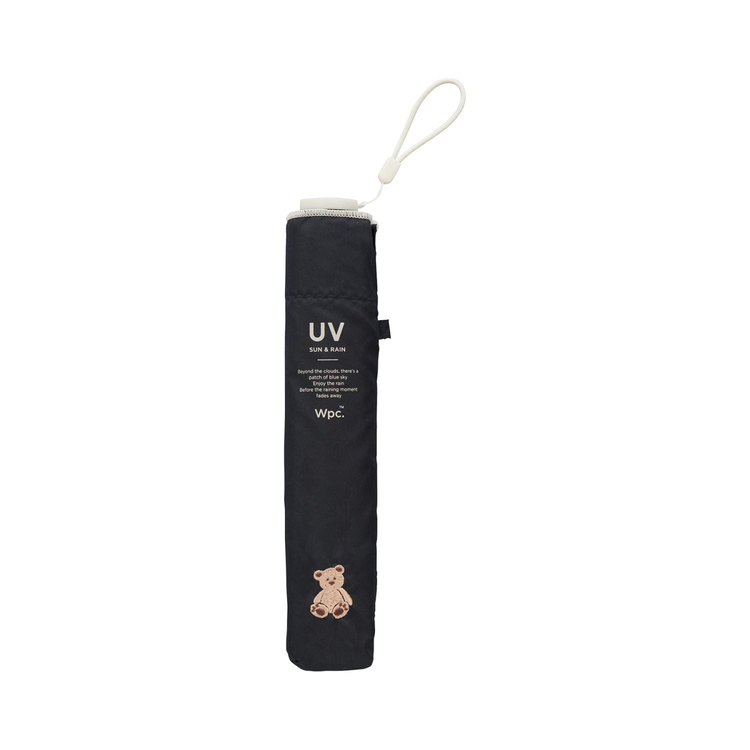 WPC Air-Light One Point Embroidery Mini Lightweight 115G UV Protection Umbrella 55cm