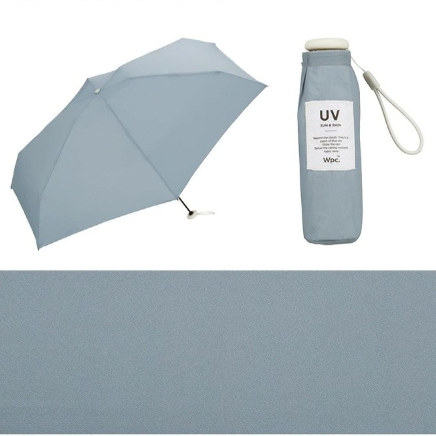 WPC Baby Umbrella Solid Compact UV Protection Umbrella 50cm