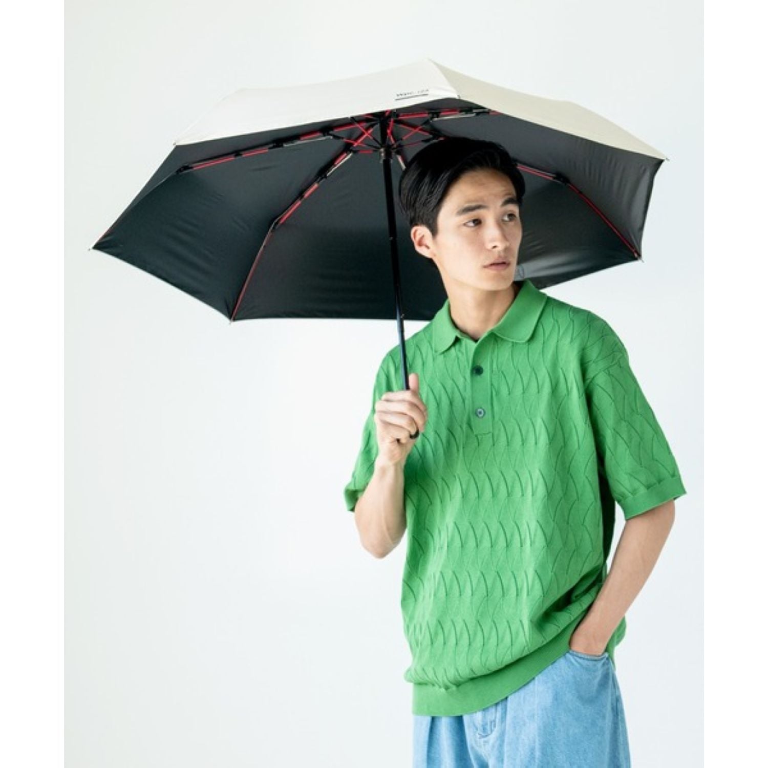 WPC IZA Wind Resistance (2025) UV Protection UPF 50+ Men's Umbrella 55cm