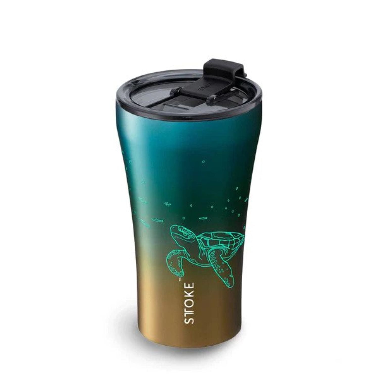 STTOKE Limited Edition Leakproof Ombre Ocean Insulated Cup 16oz | Cups and Tumblers, Gifts & Lifestyle, Travel Accessories, Water Bottles | STTOKE-1